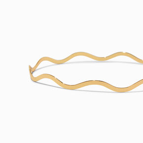 Gold Zig Zag Metal Headband,