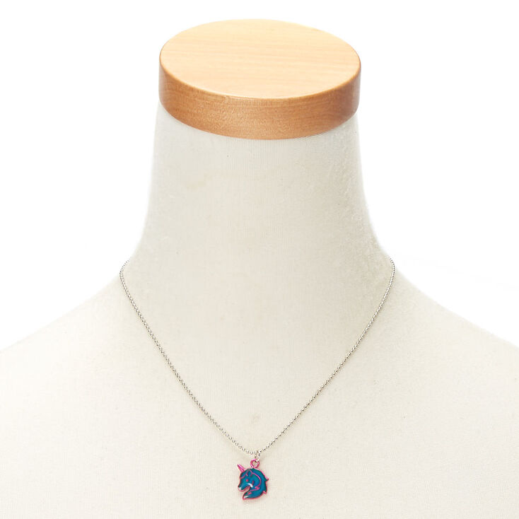Mood Unicorn Pendant Necklace,