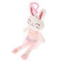 Claire&#39;s Club Claire the Bunny Soft Keyring Clip,