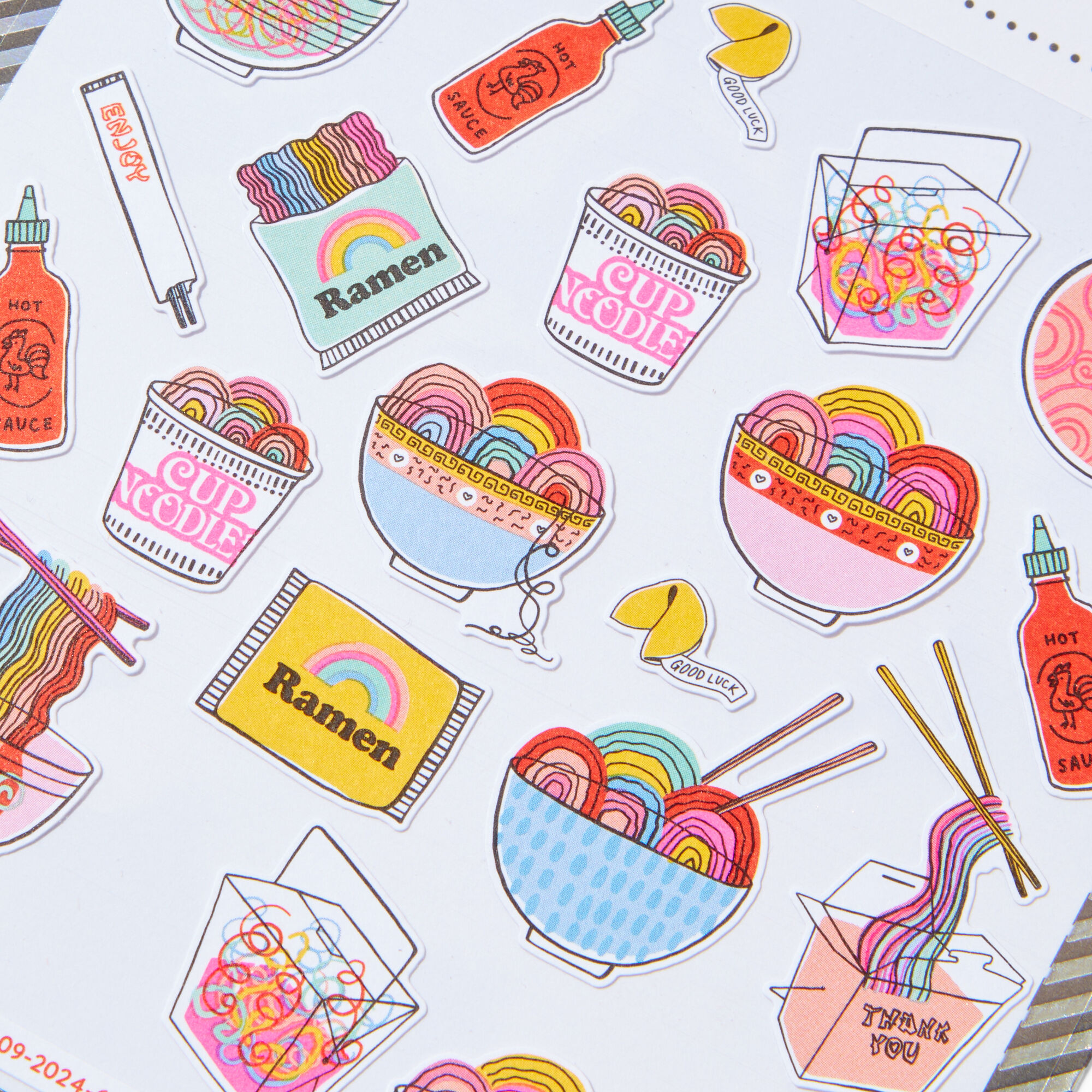 Pipstickers® Ramen-tic Dinner Sticker Set