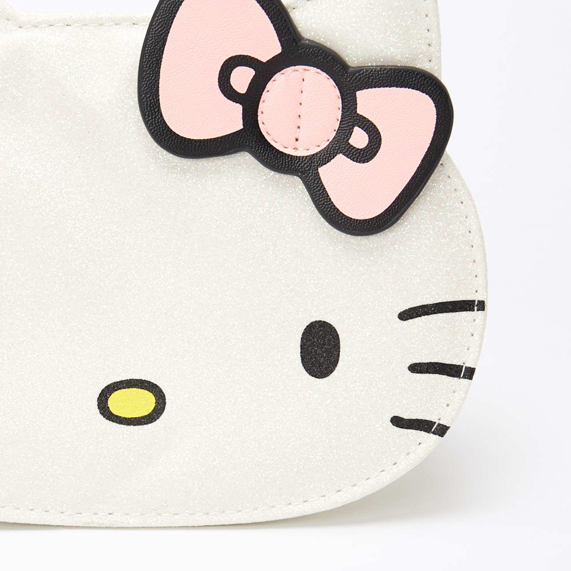 White hello top kitty purse