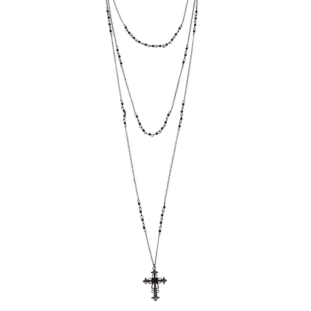 Claire's outlet cross necklace