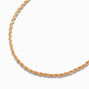 Gold 4MM Rope Chain Necklace,