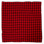 Red &amp; Black Plaid Bandana Headwrap,