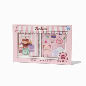 Ensemble d&rsquo;articles de papeterie en exclusivit&eacute; chez Claire&#39;s bonbons Pusheen&reg;,