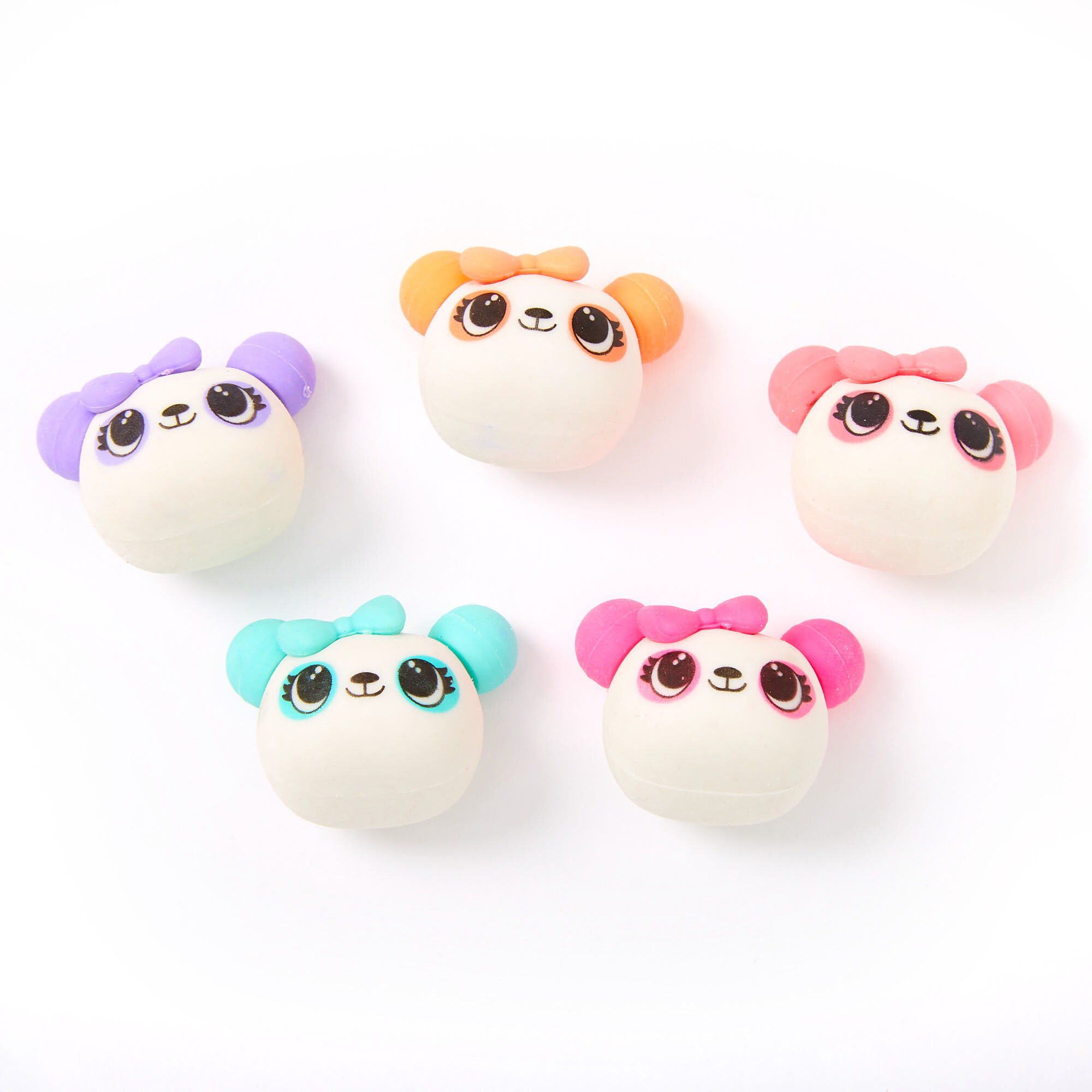 Rainbow Panda Erasers