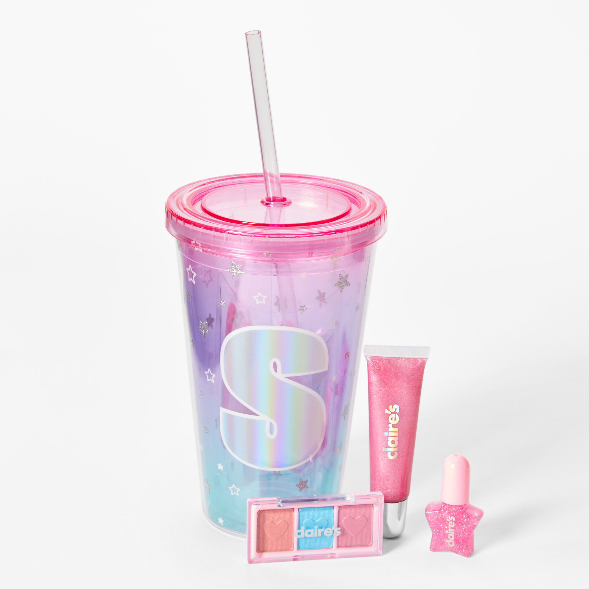 Initial Tumbler - Pink, S,