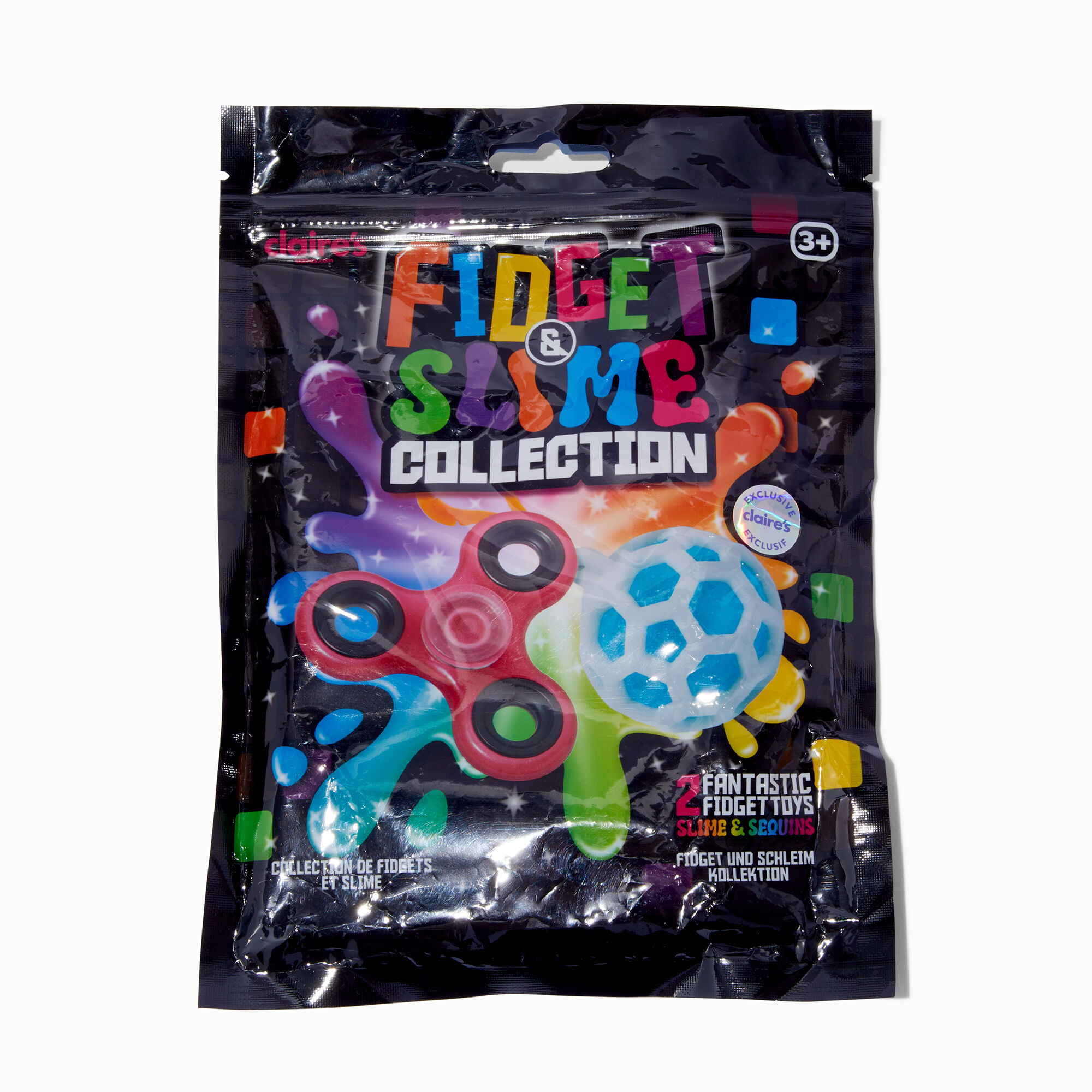 Claire's Exclusive Fidget & Slime Collection Fidget Toy Blind Bag - Styles Vary,