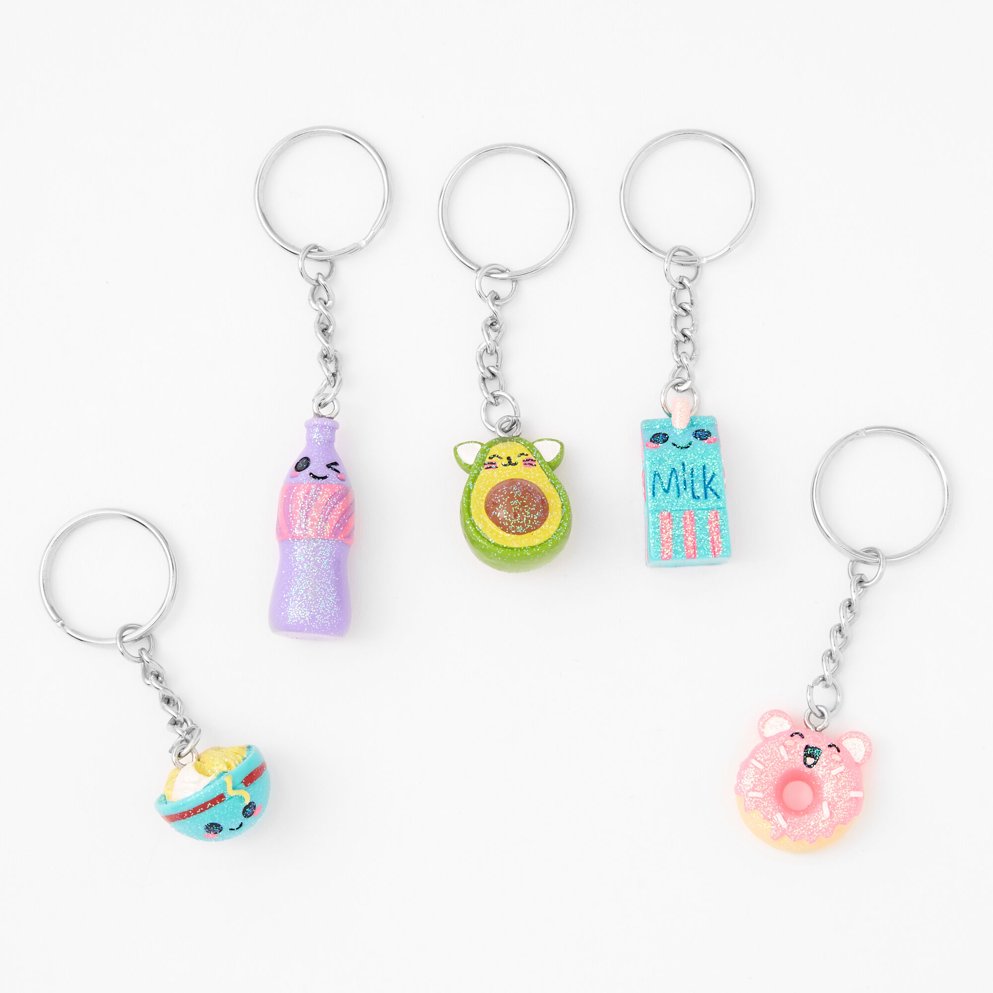 Best Friends Mixed Mini Mart Keyrings 5 Pack