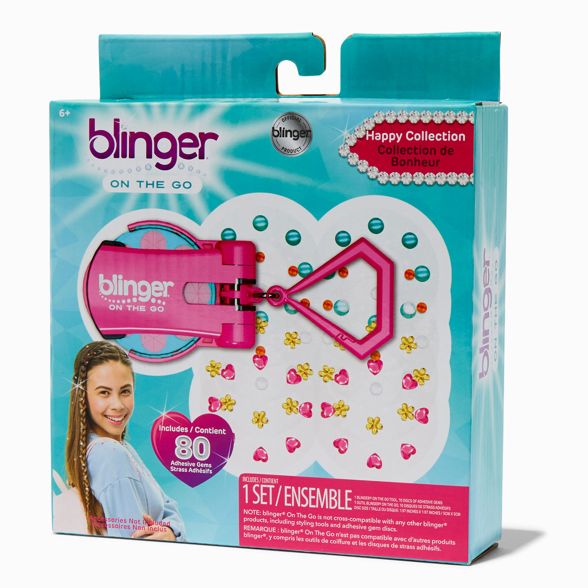 View Claires Blinger On The Go Adhesive Gem Starter Kit information