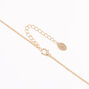 Pink Daisy Gold-tone Tassel Long Pendant Necklace,