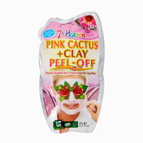 7th Heaven Pink Cactus &amp;  Clay Peel Off Face Mask,