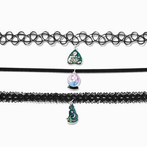 Fortune Teller Choker Necklaces - 3 Pack ,