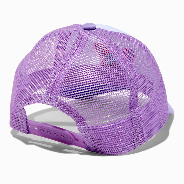 Casquette camionneur violet papillon Claire&#39;s Club,