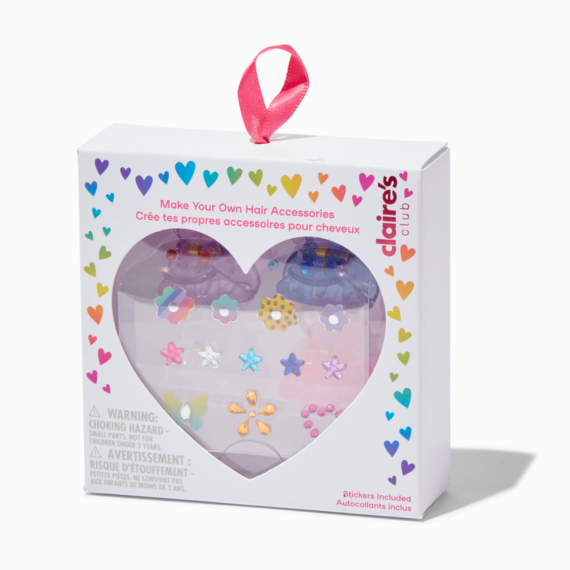 Claire's Club Make-It-Yourself Hair Claw Clip Kit,