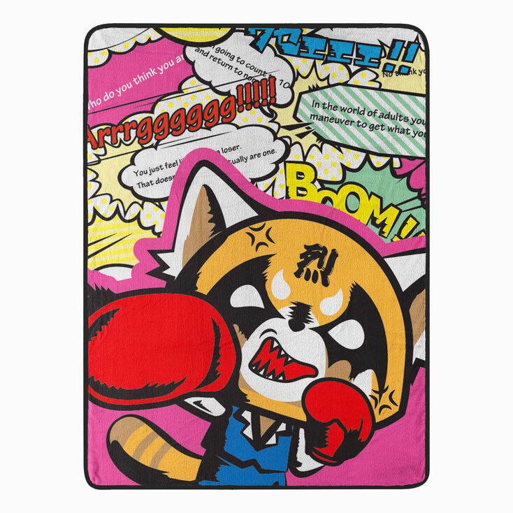 Sanrio&reg; Aggretsuko&reg; Boom Micro Raschel Throw &#40;ds&#41;,