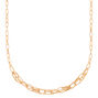 Gold Double Link Statement Necklace,