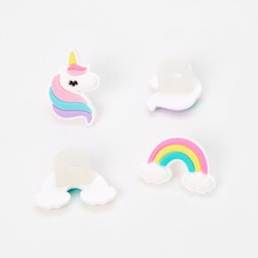 Rainbow Unicorn Earbud Charm - 4 Pack,