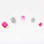 Watermelon Square Press On Faux Nail Set - Pink, 24 Pack,