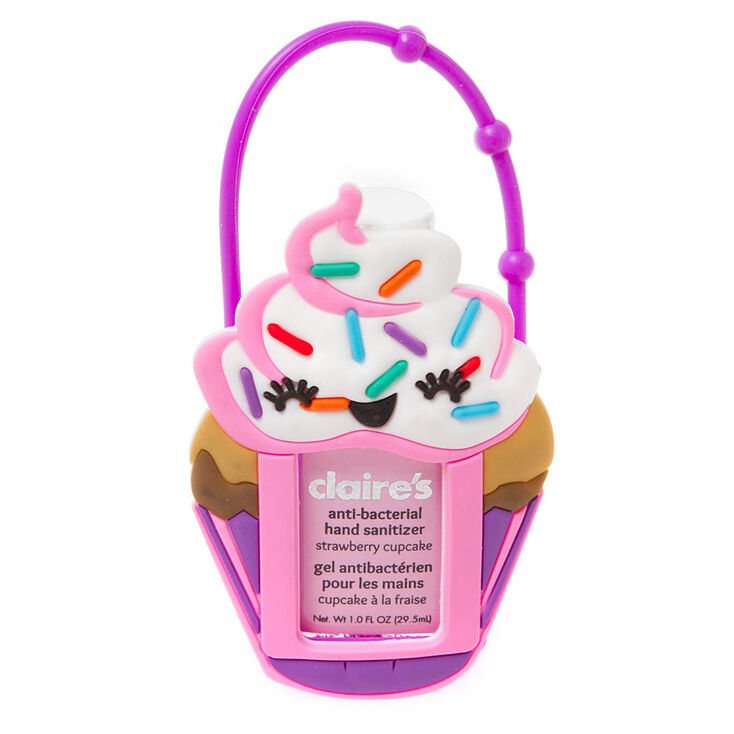 Cupcake Holder With Strawberry Cupcake Anti Bacterial Hand