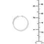 C LUXE by Claire&#39;s Sterling Silver Plated 30MM Cubic Zirconia Hoop Earrings,