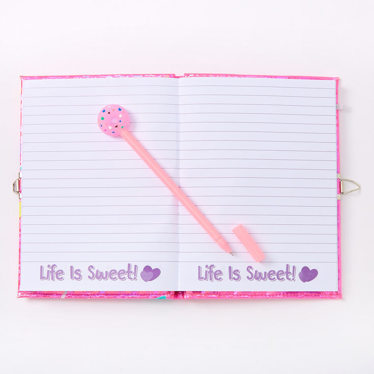 Shaker Sweets Lollipop Lock Diary - Pink,