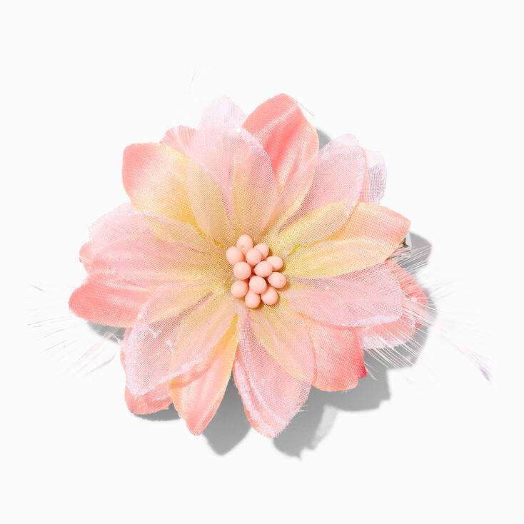 Pink Ombre Flower Hair Clip | Claire's