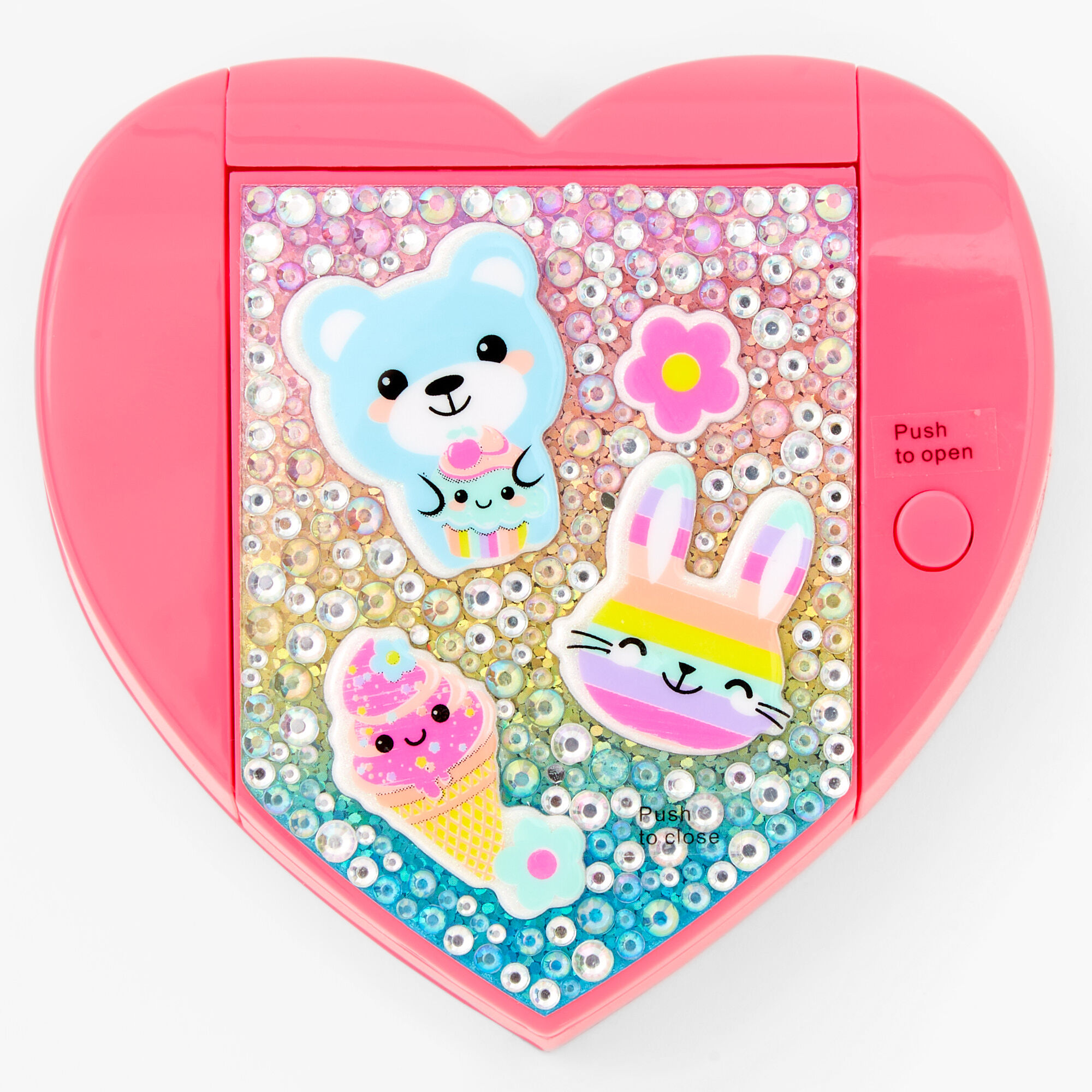 Claire's Club Rainbow Dessert Critters Mechanical Lip Gloss Set,