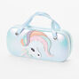 Claire&#39;s Club Blue Glitter Unicorn Glasses Case,