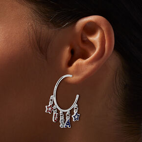 Stars &amp; Stripes Earring Stackables Set - 3 Pack,