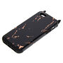 Black Marble Cat Protective Phone Case - Fits iPhone 5/5S,