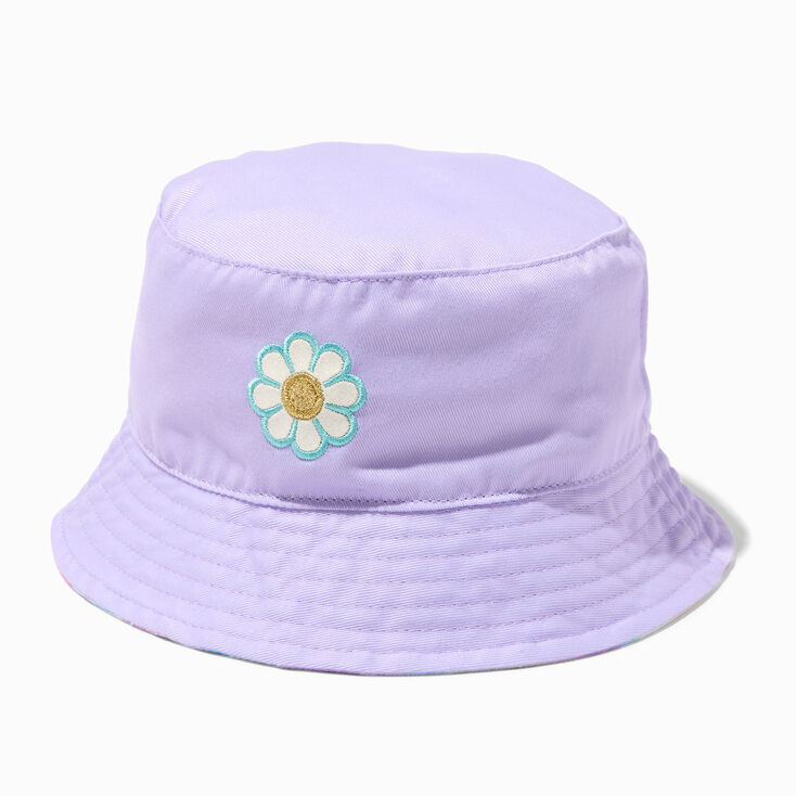 Claire's Club Daisy Purple Bucket Hat | Claire's