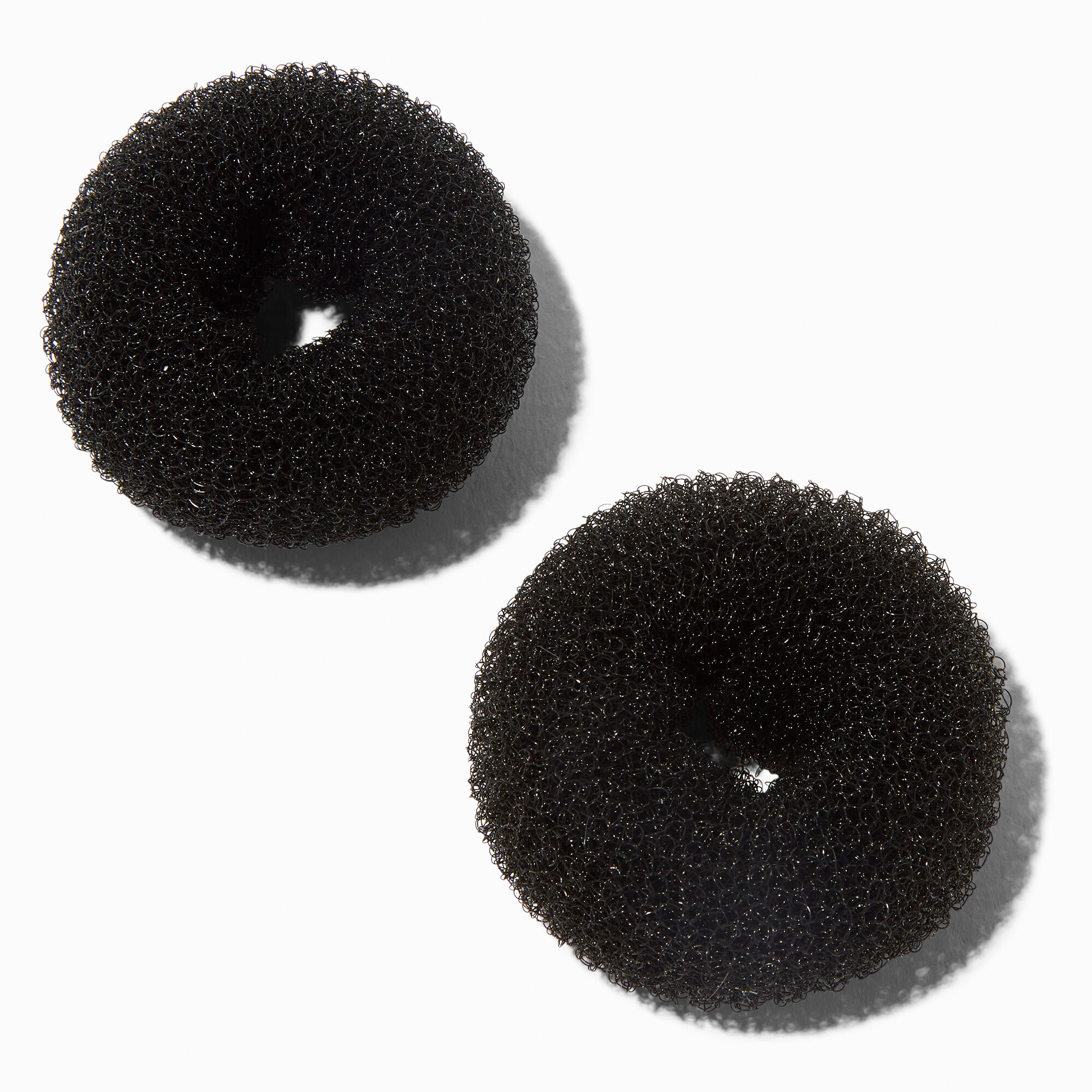 Claire's Mini donuts pour cheveux noirs - Lot de 2