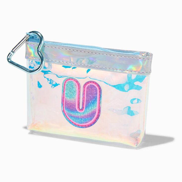 Holographic Initial Coin Purse - U,