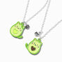 Best Friends Avocado Cat Pendant Necklaces - 2 Pack,
