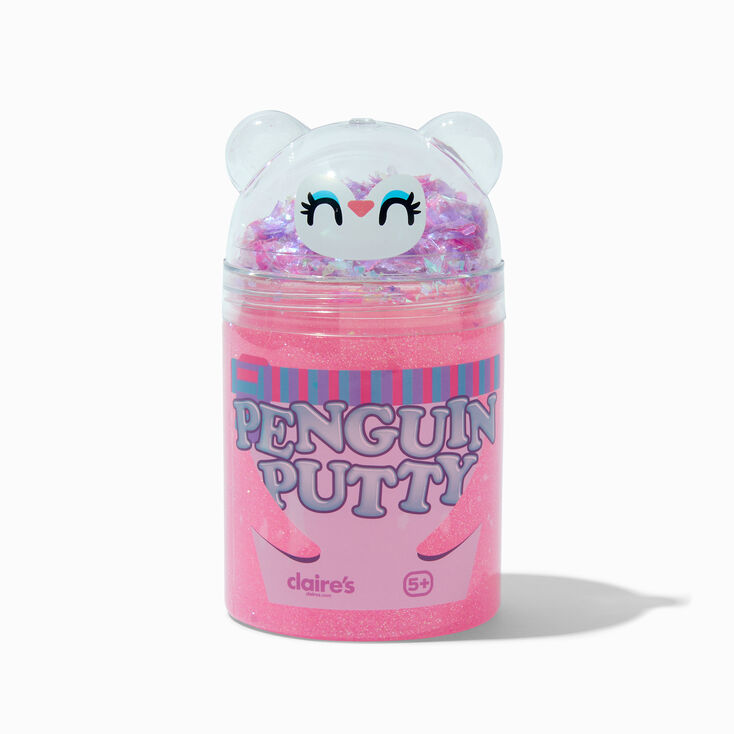 Kit de slime &agrave; paillettes pingouin,