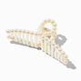 Ivory Pearl Loop Hair Claw ,