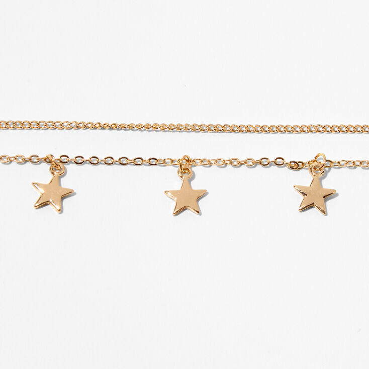 Star Charm Choker Necklaces &#40;2 Pack&#41;,