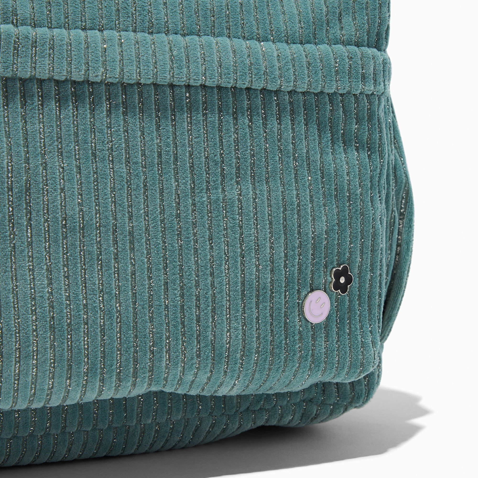 Green Corduroy Backpack,
