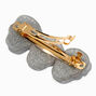 Glitter Sugar Skull Hair Barrette Clip,