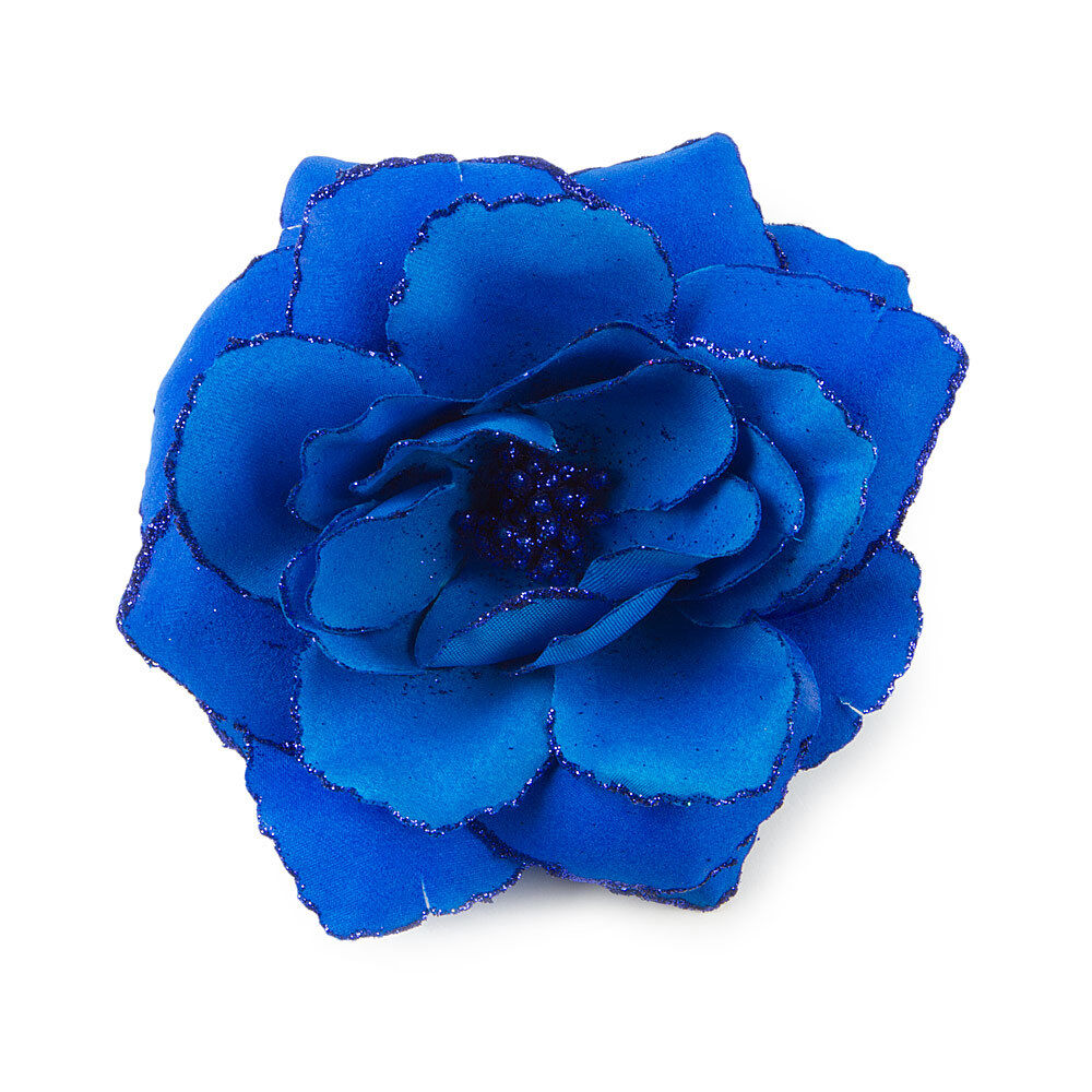 Blue cheap flower clip