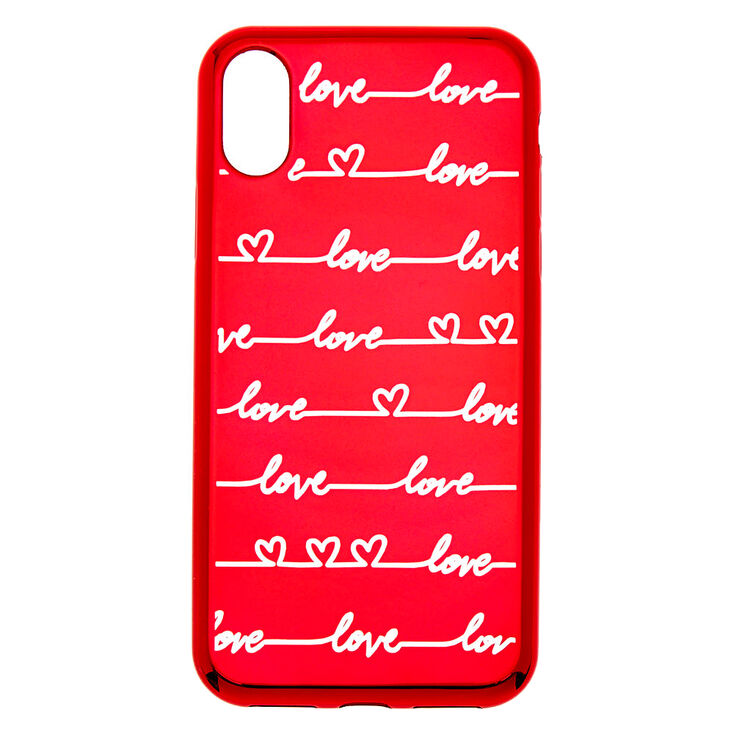 Love Script Phone Case - Fits iPhone X/XS,