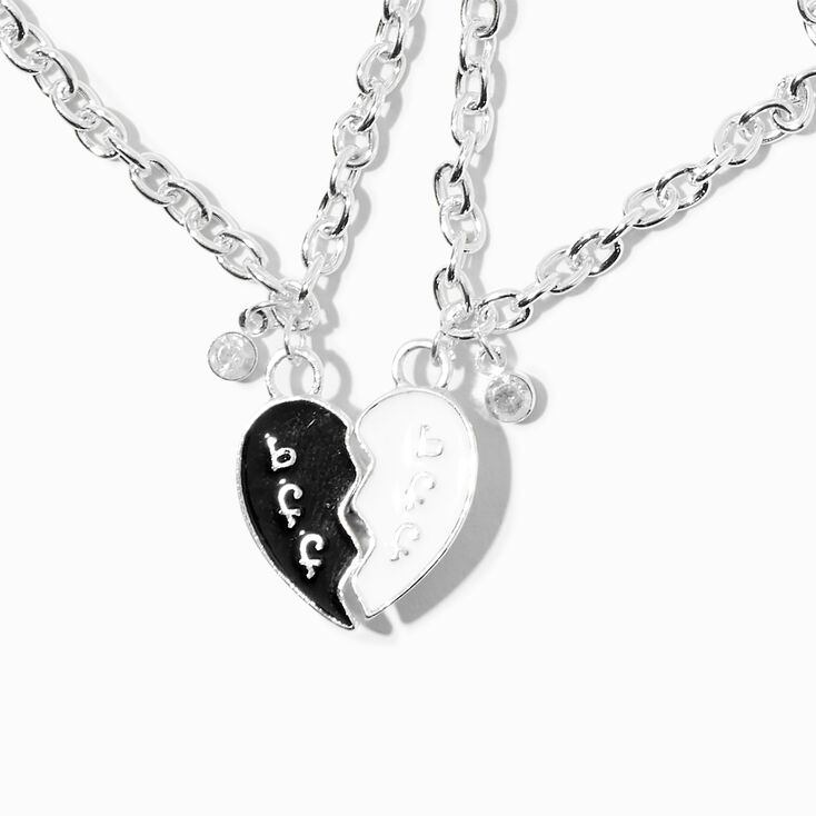 Best Friends Magnetic Split BFF Heart Charm Bracelets - 2 Pack,