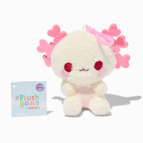 &#35;Plush Goals by Cuddle Barn&reg; Claire&#39;s Exclusive 5&#39;&#39; Perla the Precious Axolotl Plush Bag Clip,