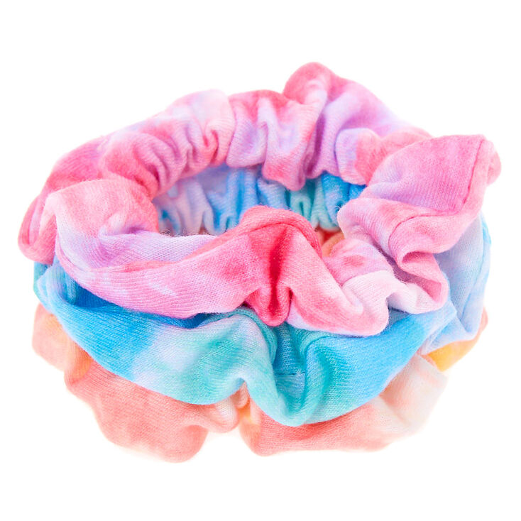 Claire&#39;s Club Small Tie Dye Hair Scrunchies - 3 Pack,