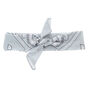 Bandeau bandana motif cachemire - Gris clair,