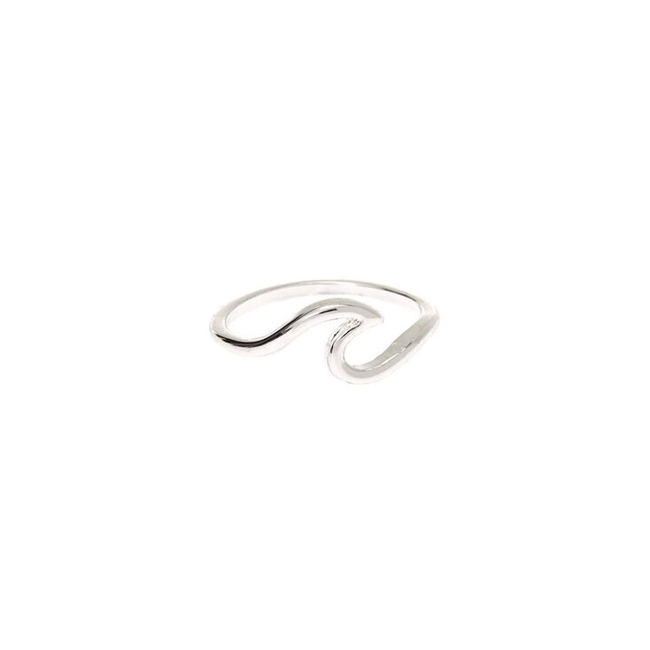 Silver Wave Ring,