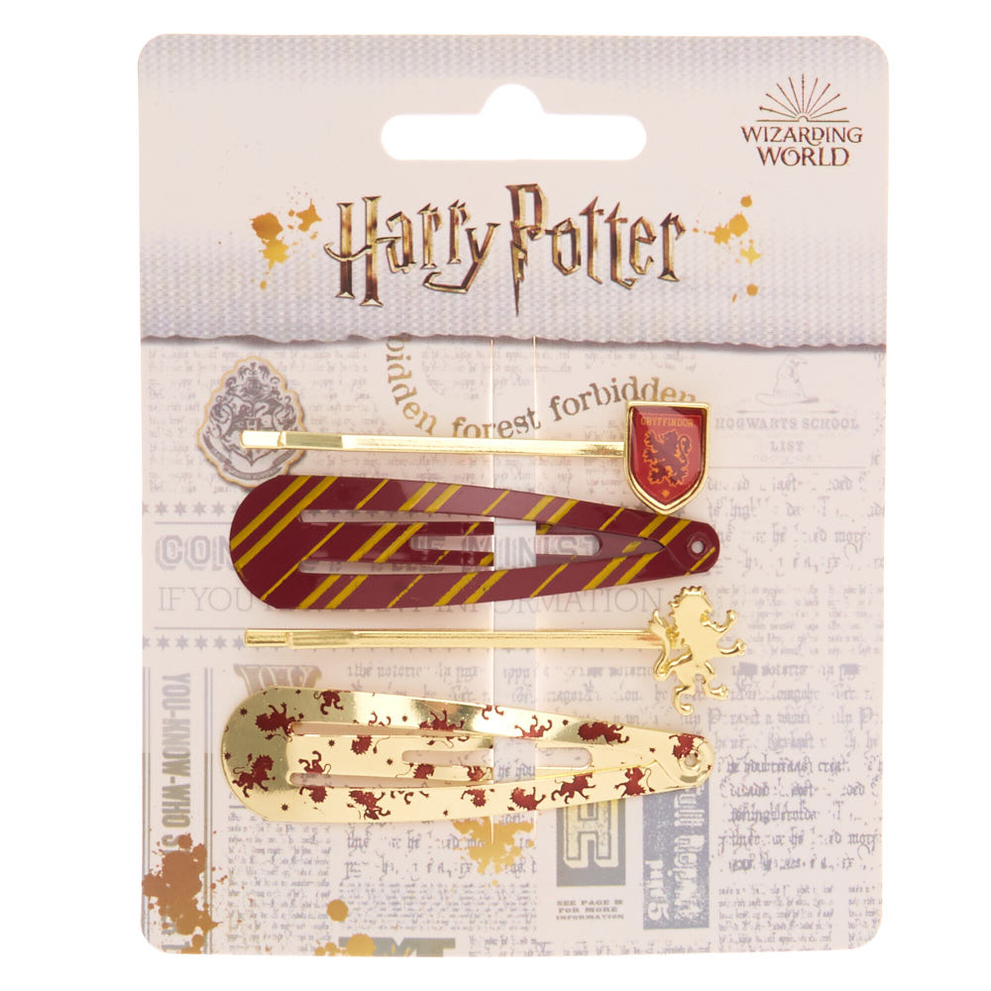 Harry Potter Hair Clip 4 Pack Styles May Vary Claire S