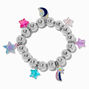 Claire&#39;s Club Starry Charm Stretch Bracelet,