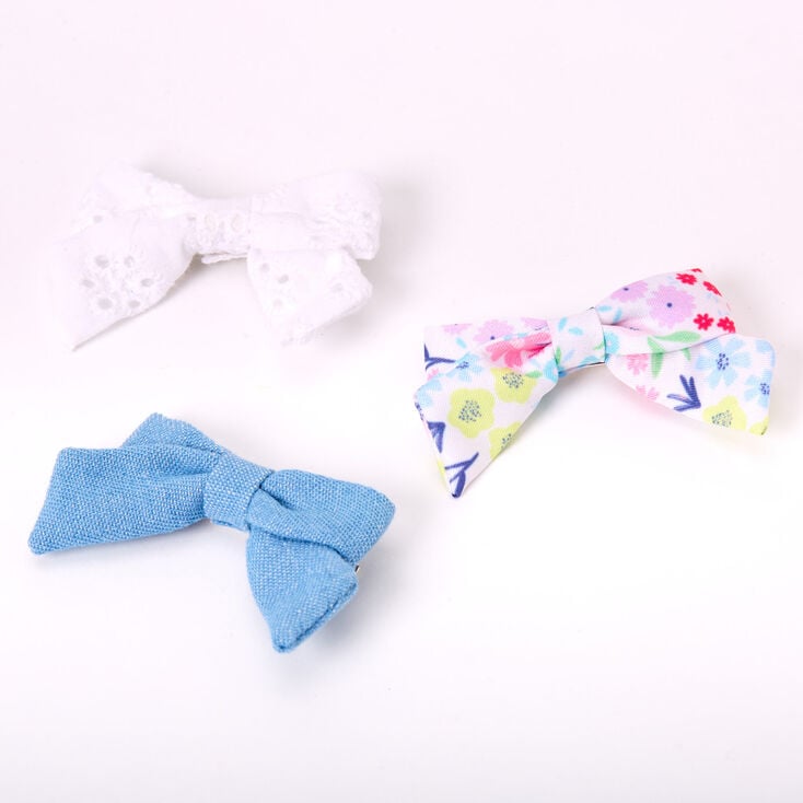 Claire&#39;s Club Bow Hair Clips - 3 Pack,